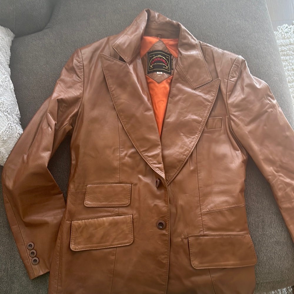 Casablanca authentic vintage leather jacket